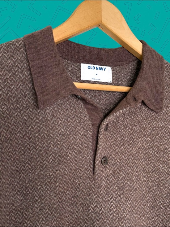 Old Navy Other - Old Navy Herringbone Polo Sweater